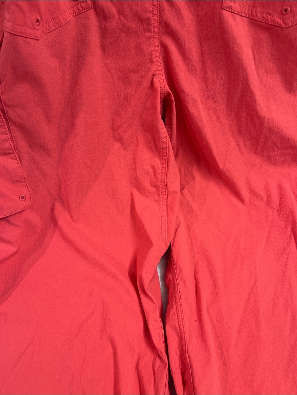 Duluth Trading Coral Overalls size L/ 31 - Picture 7 of 12